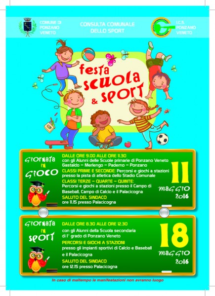 Festa Scuola&Sport 2016 