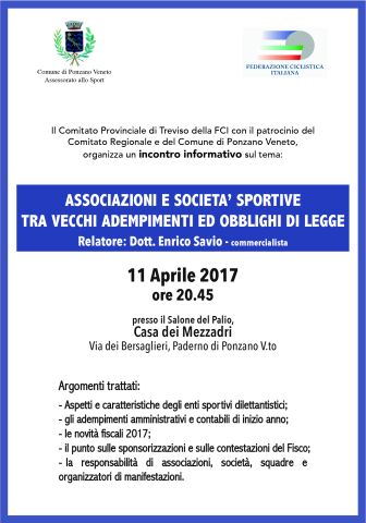 Volantino incontro informativo 11 aprile 2017